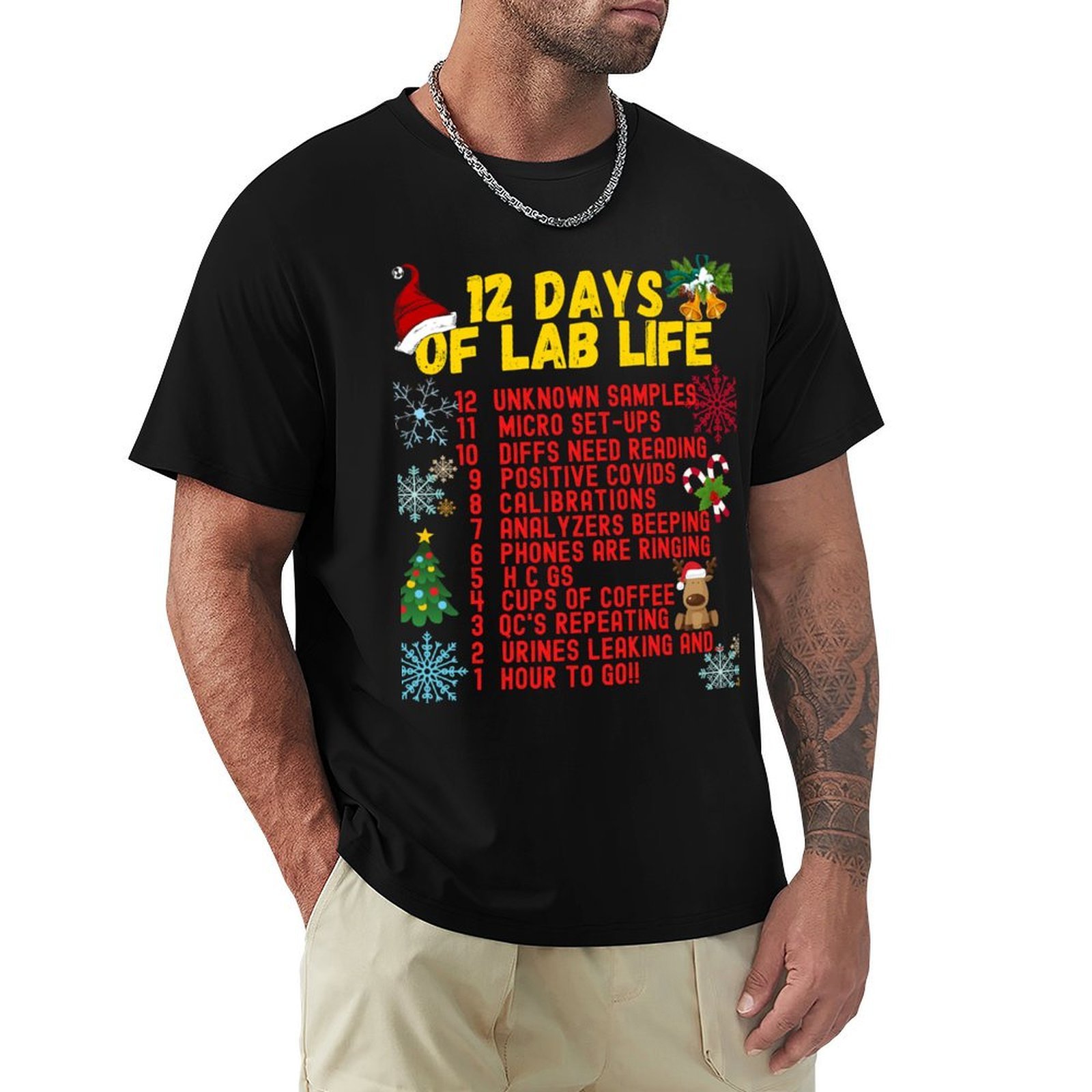 Medical Lab Day - 12 GIORNI DI LABORATORIO: T-Shirt DI