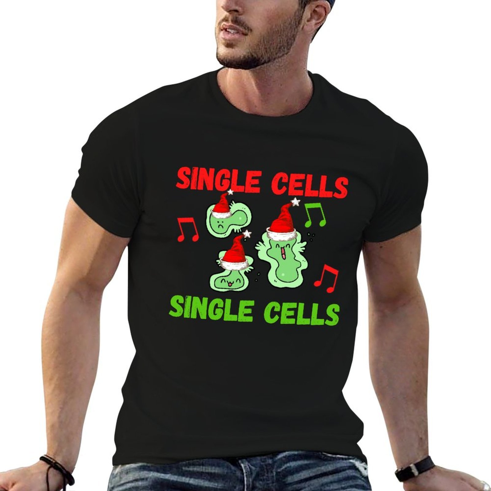 Medical Lab Research - T-Shirt Natalizia per Scienziati di Laboratorio