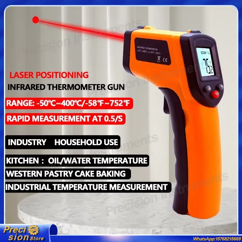 Digital Thermometer Infrared - Termometro a Infrarossi Senza Contatto con