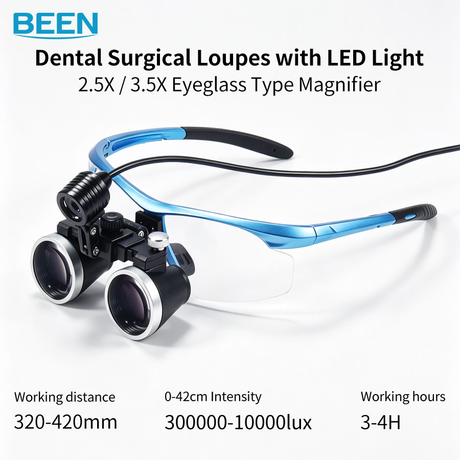 Medical Labs - Lente d'ingrandimento dentale 2.5x420mm, lente d'ingrandimento