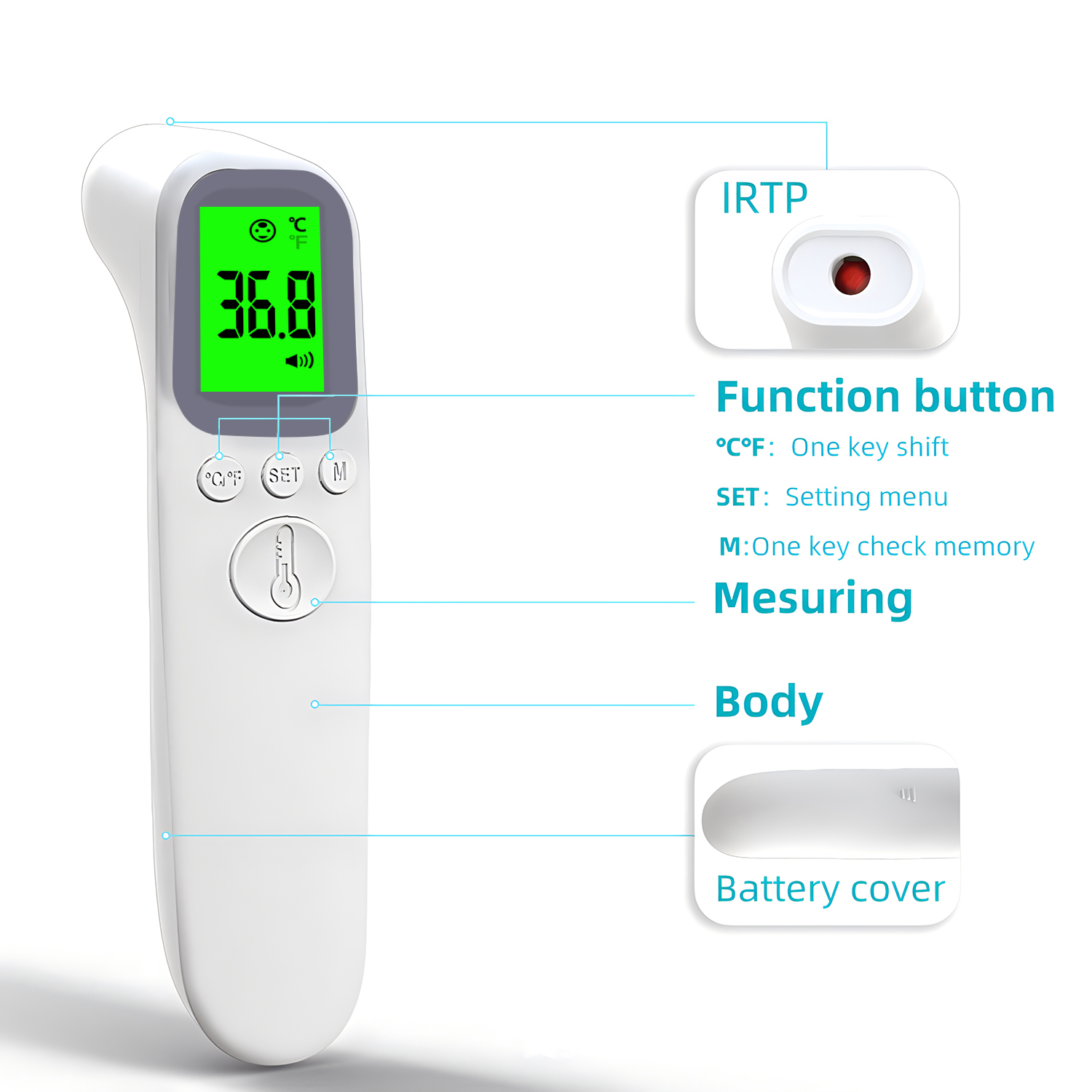 Termometro digitale per febbre - Digital Thermometer Infrared recensione e prezzo
