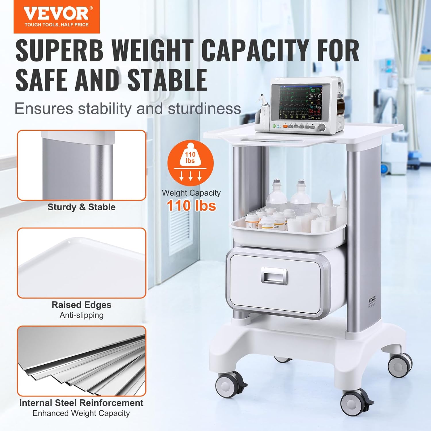 Carrello Medico con Cassetto R - Medical Lab Ultrasound recensione e prezzo