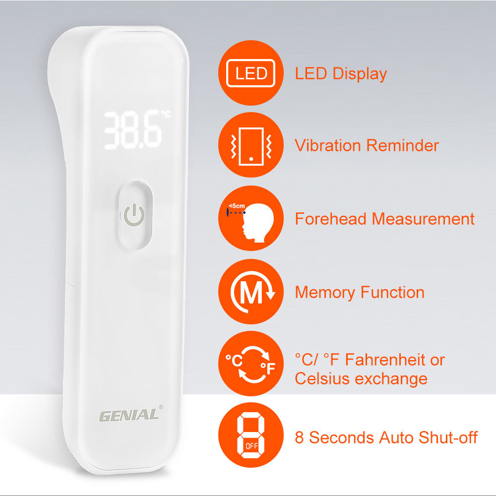 Termometro frontale No-Touch,  - Digital Thermometer Infrared recensione e prezzo