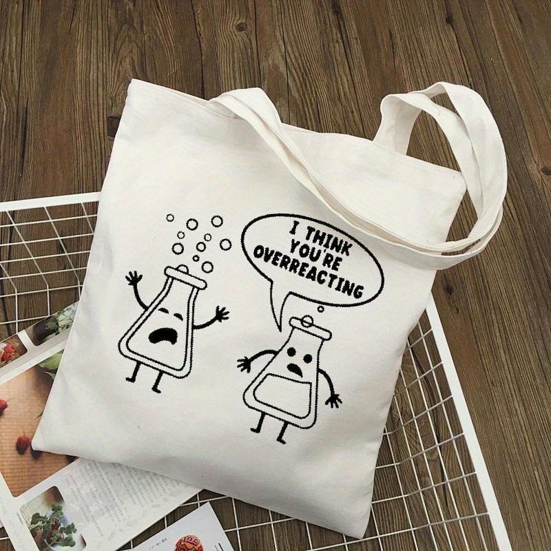 Borsa tote in tela bianca con  - Medical Lab Day recensione e prezzo