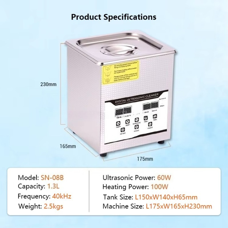 SN-08B Pulitore ad ultrasuoni  - Medical Lab Ultrasound recensione e prezzo